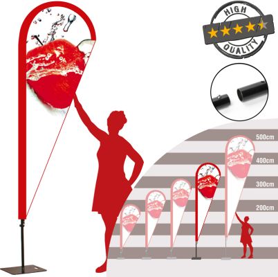 Beachflag Expert Spoon Größe XL